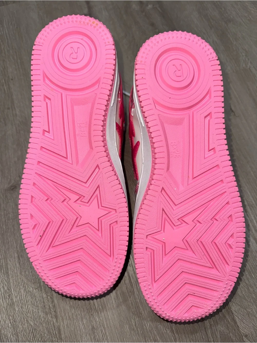 New Bape Sta KRA custom Hello Kitty Kids /adults Pink & White Print Sneakers